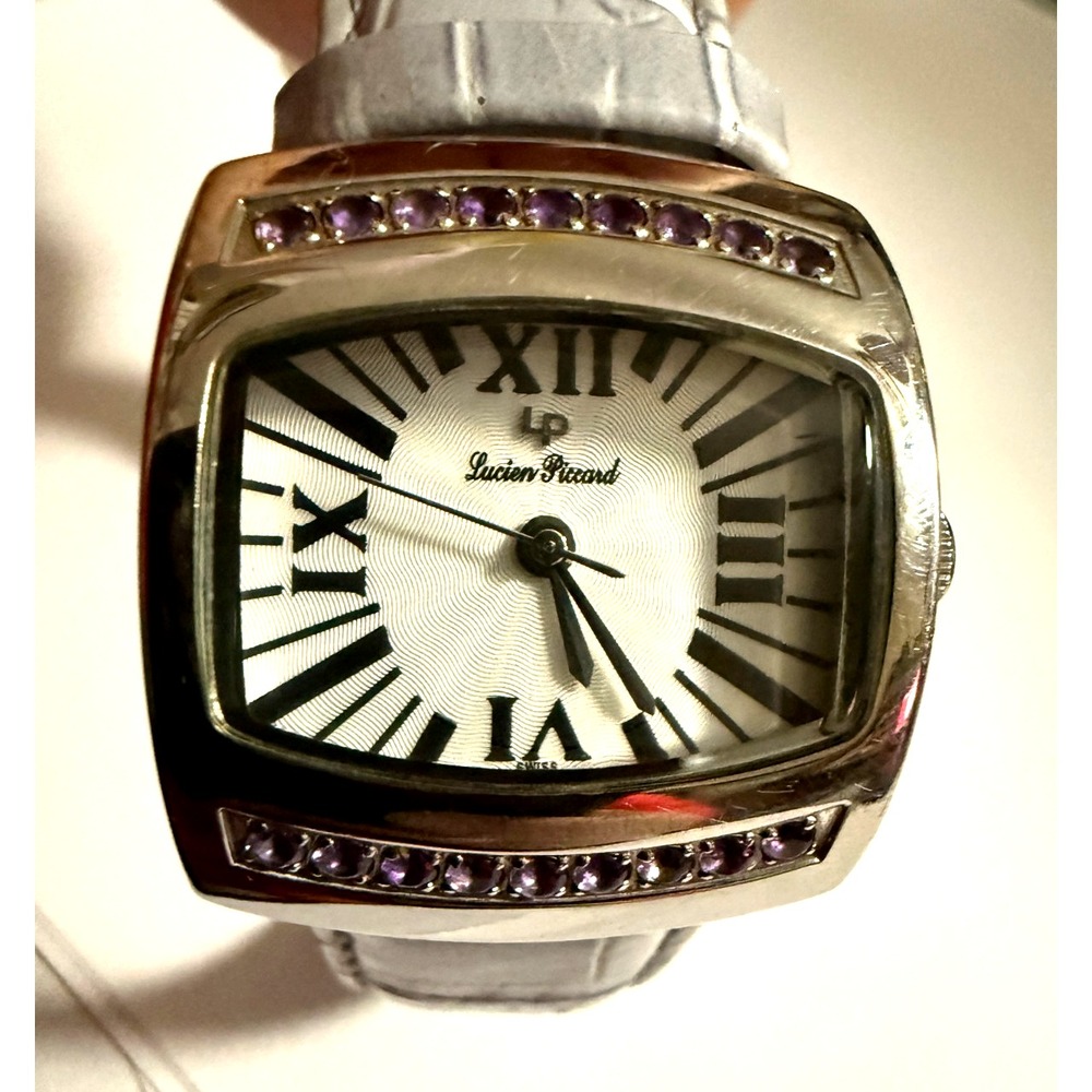 Lucien Piccard sapphire coating crystal ladies watch 27077PR